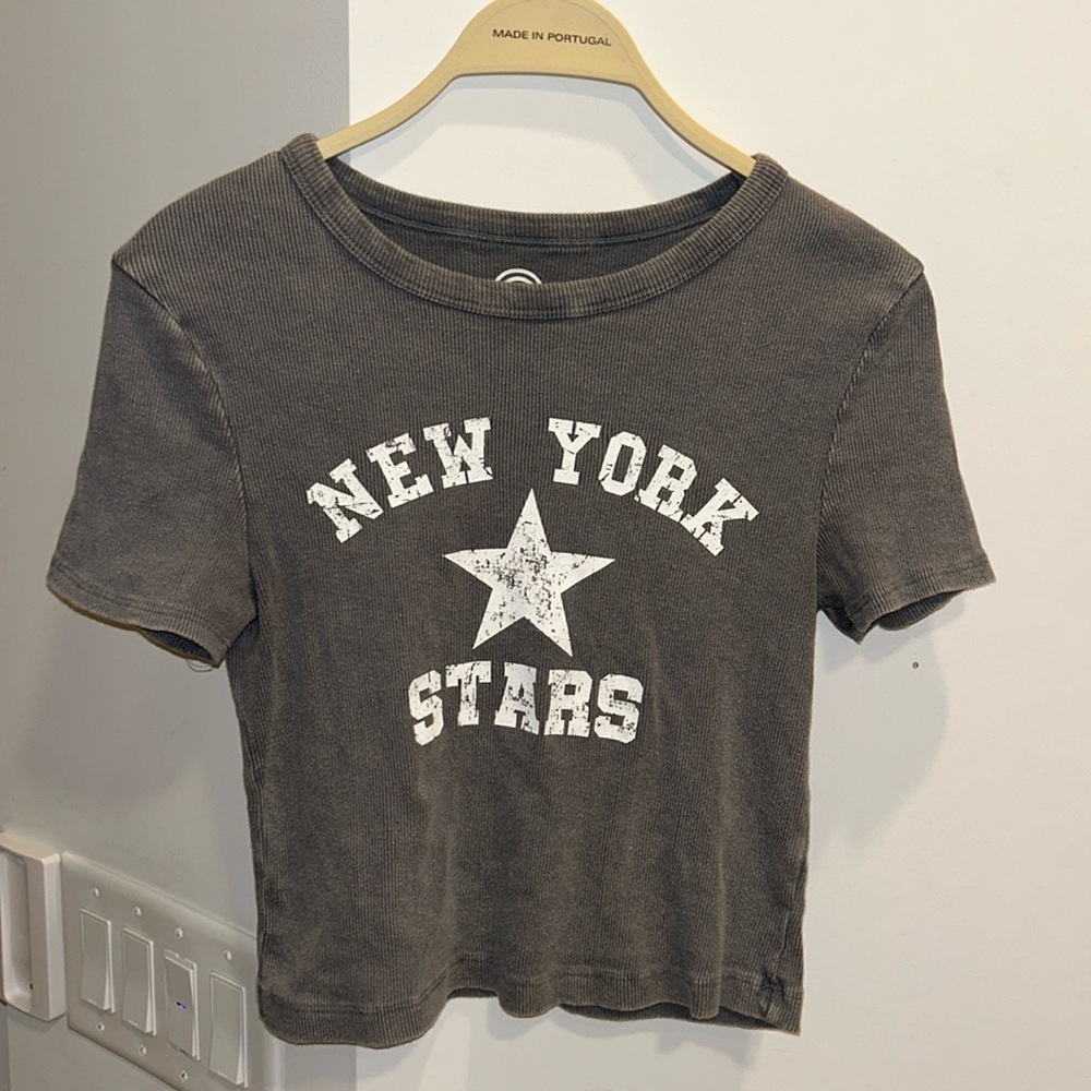 Social Culture Short Sleeve Crop Top